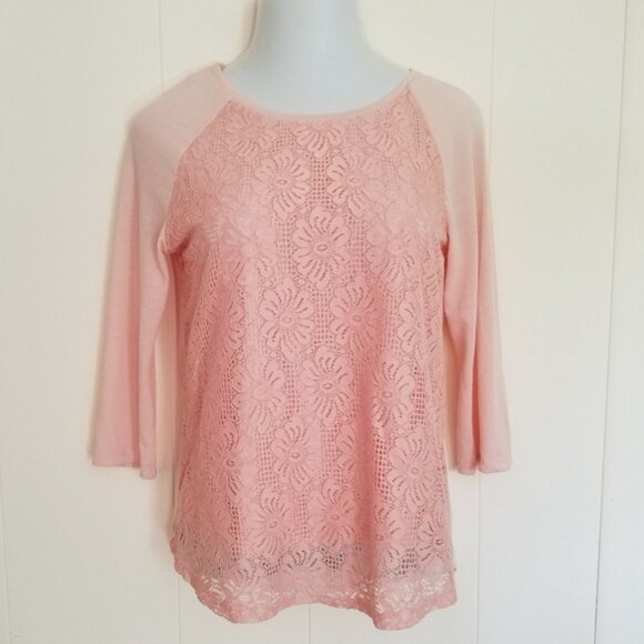3 piece lot - 2 tops and 1 sweater all Size L - Picture 1 of 15